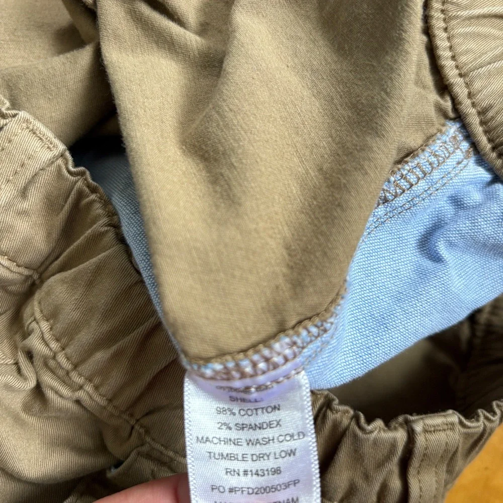 Chubbies Khaki Originals Mens Large Beige 5.5 Inseam Preppy Casual Pull On